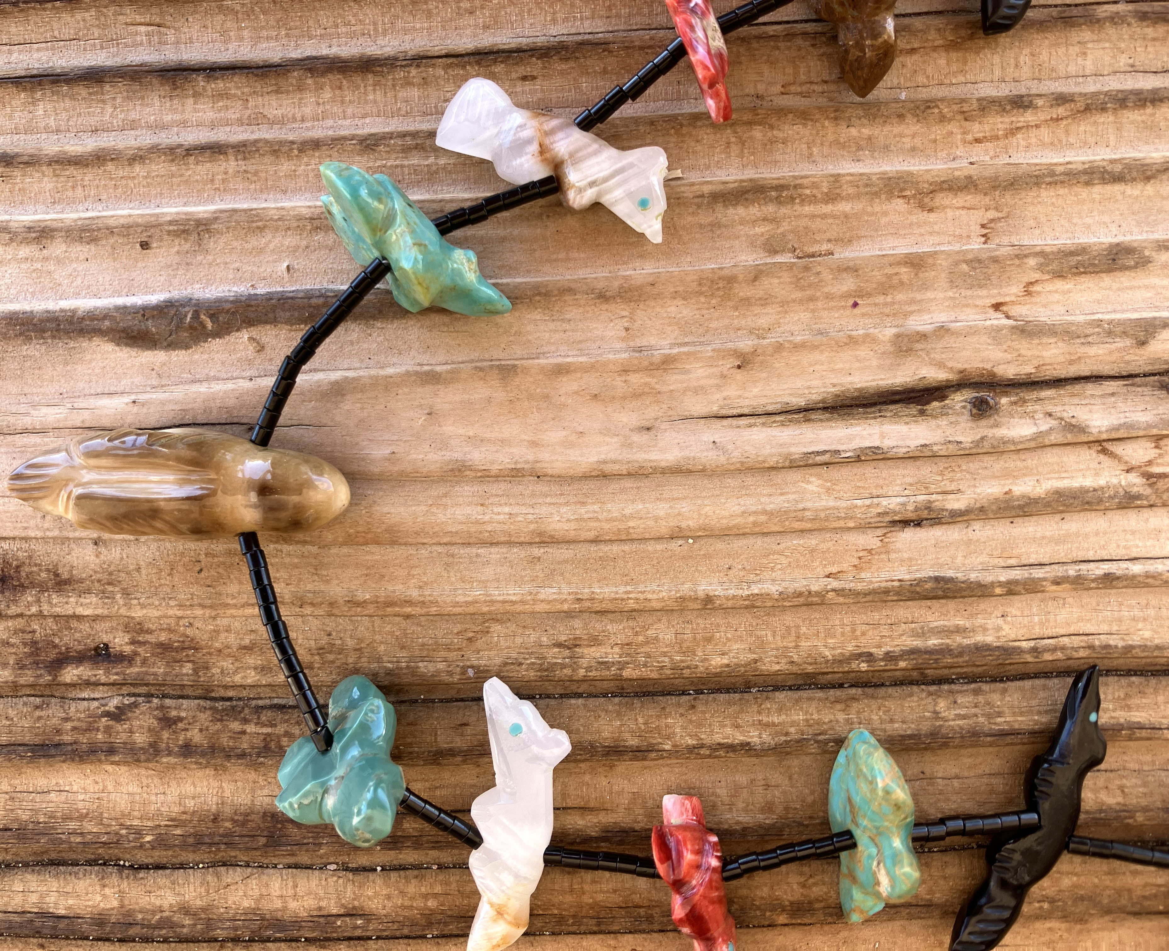 Evie Boone | Zuni Fetish Necklace | Penfield Gallery of Indian Arts | Albuquerque, New Mexico